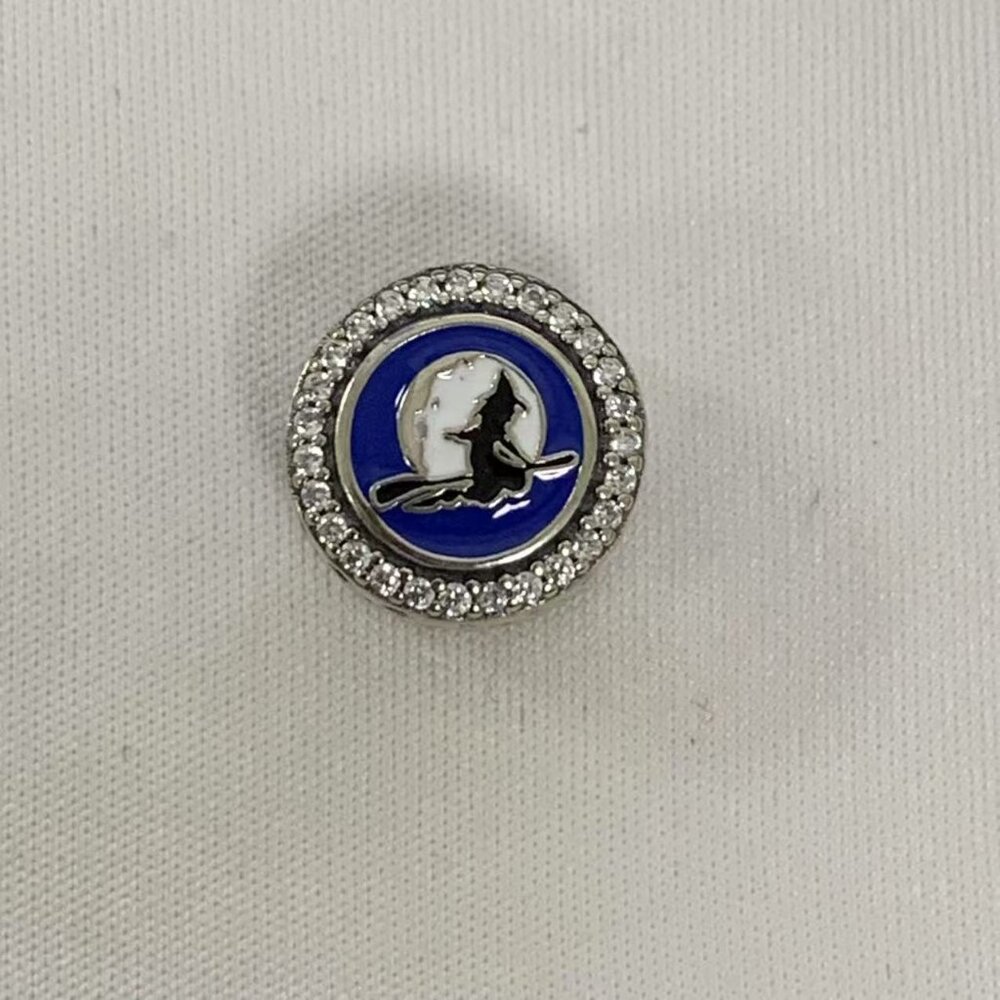 Pandora Halloween Evil Witch Vintage Beads Charm, S925 Silver Jewelry